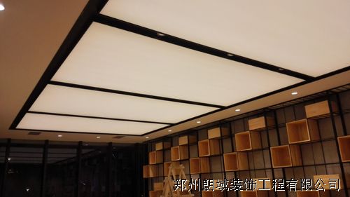 郑州裕华满园售楼部软膜天花项目
