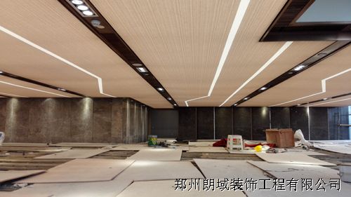 郑州朗域软膜天花万众大厦A级彩霸膜项目